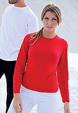 T-shirt donna manica lunga d'importazione