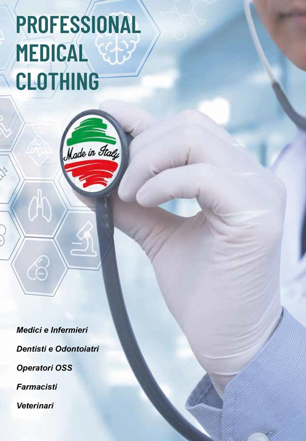 Abbigliamento medicale ospedaliero personalizzato e neutro - Divise per Medici e dottori - Infermieri - Dentisti e Odontoiatri - Operatori OSS - Fisioterapista - Farmacista - Veterinari