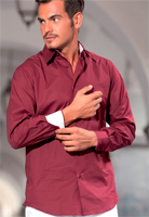Camicia uomo aviatore manica corta