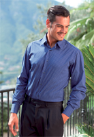 Camicia uomo tessuto gessato