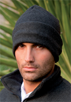 Cappello in pile monocolore