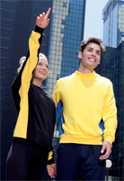 Felpa unisex girocollo per team